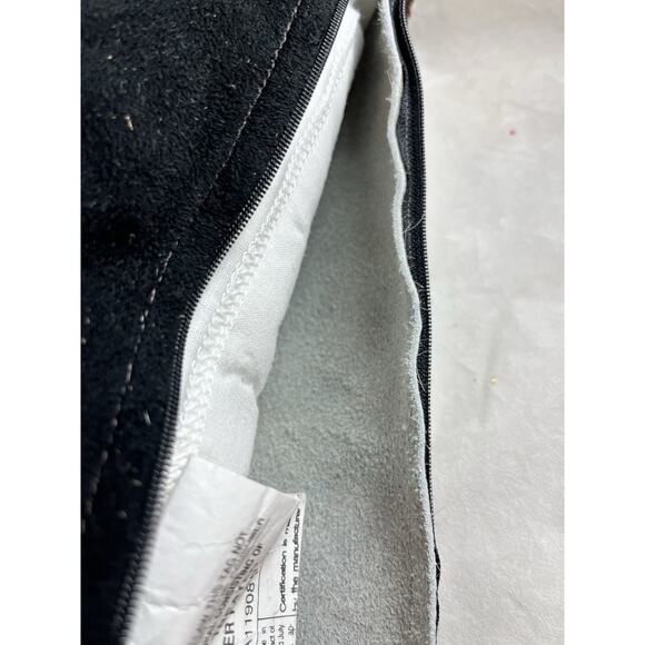 Hairon Hide Leather Zebra Print Throw Pillow Includes Zip Up Cover with Insert - Picture 9 of 9